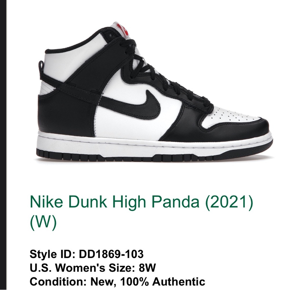 Nike Dunk High Panda